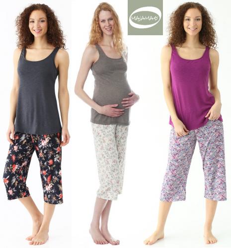 Majamas Breakfast Cropped Nursing PJs