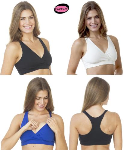 Majamas Organic Sporty Nursing Bra w/ Removable Pads