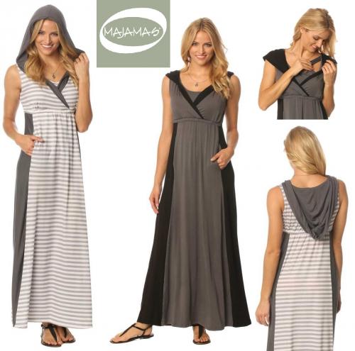 Majamas Weekend Nursing Maxi Dress - Large Only