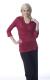 Majamas Thunderbolt Nursing Top--Wine Red 1