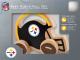 Pittsburgh Steelers Wooden Push & Pull Toy 1