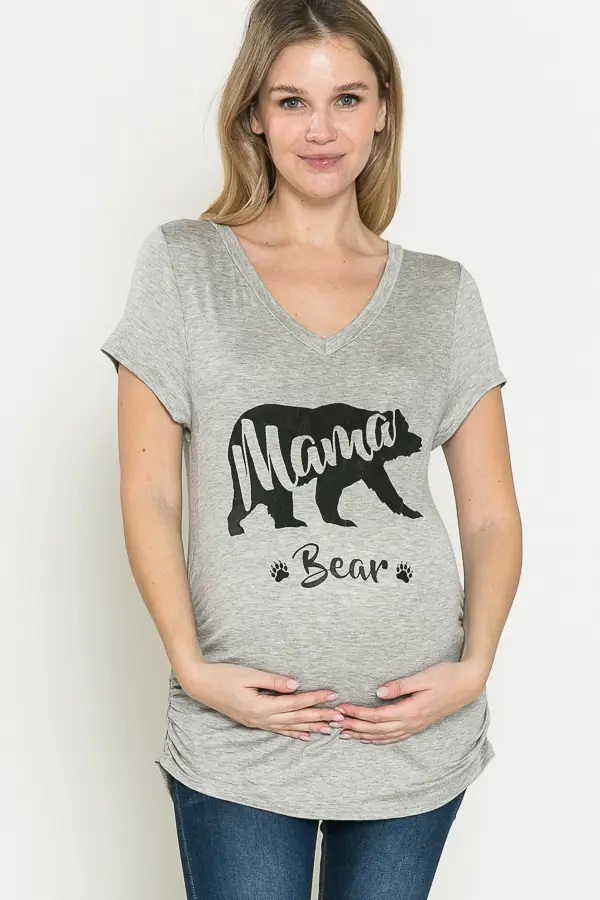 mama bear v neck shirt
