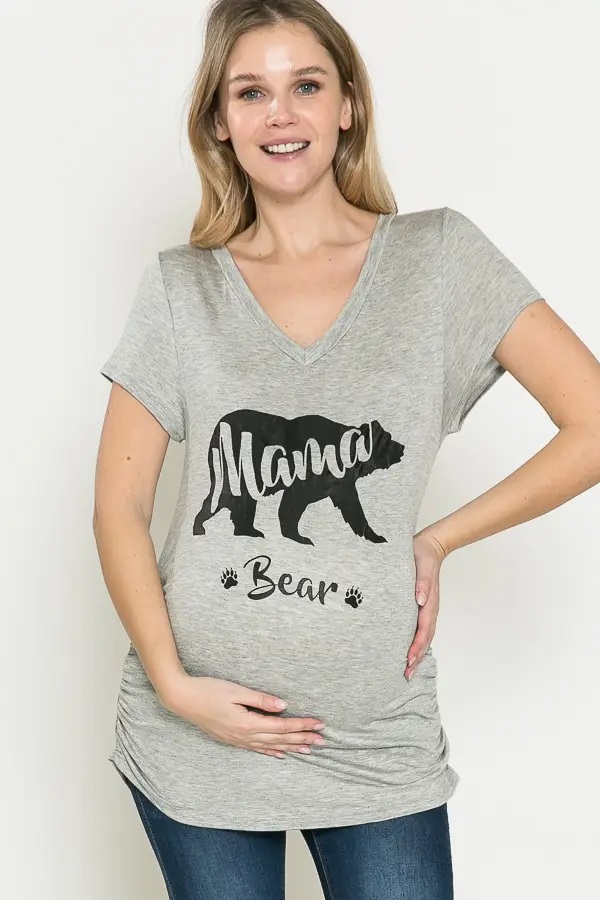 mama bear v neck shirt