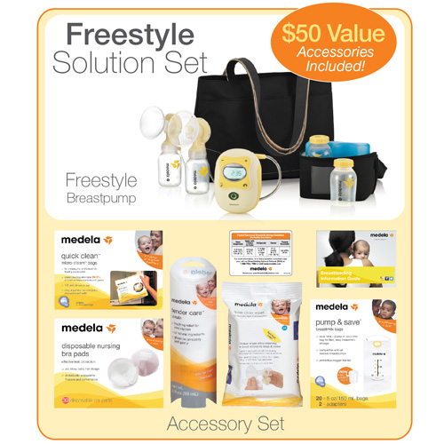 Medela Freestyle Breastpump Solutions Set