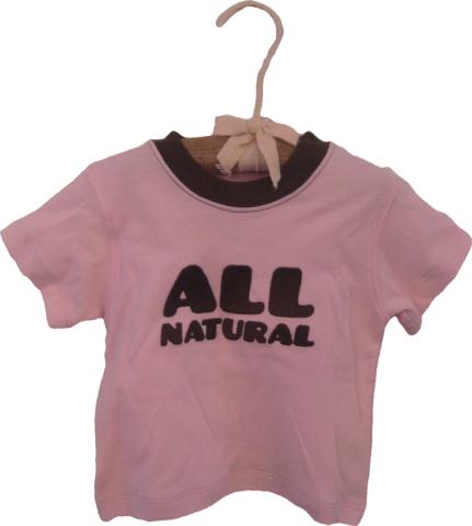 All Natural Organic Cotton Tee