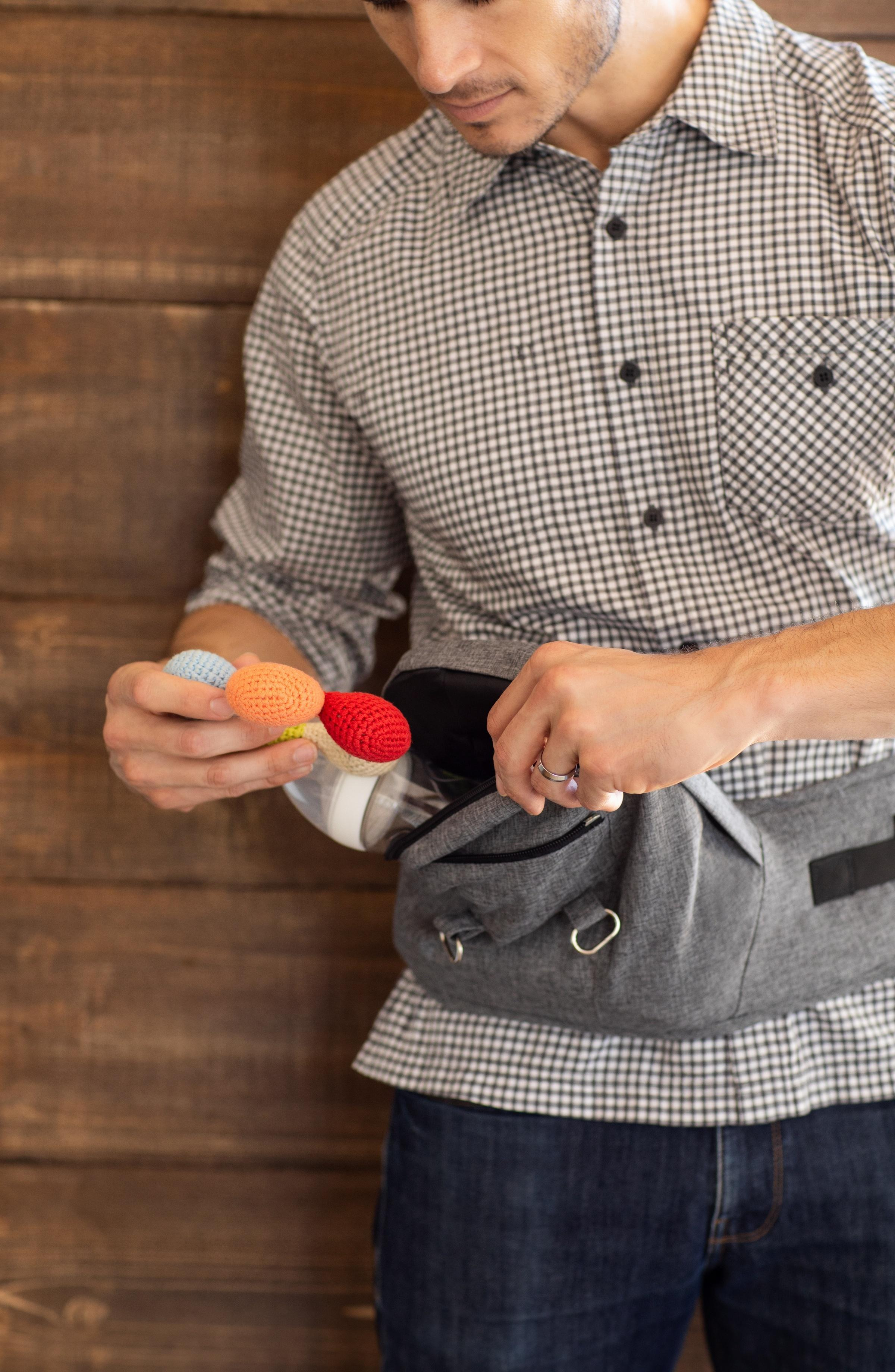 MOBY 2in1 Hip Seat Baby Carrier Grey