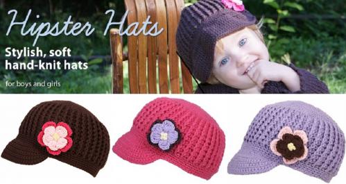 Hipster Hats for Baby, Toddler & Child by Moby Wrap
