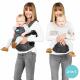 MOBY 2-in-1 Hip Seat Baby Carrier - Grey  2