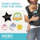 Moby Wrap Evolution Bamboo Baby Carrier 10