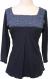 Calypso Nursing Top--Navy Blue