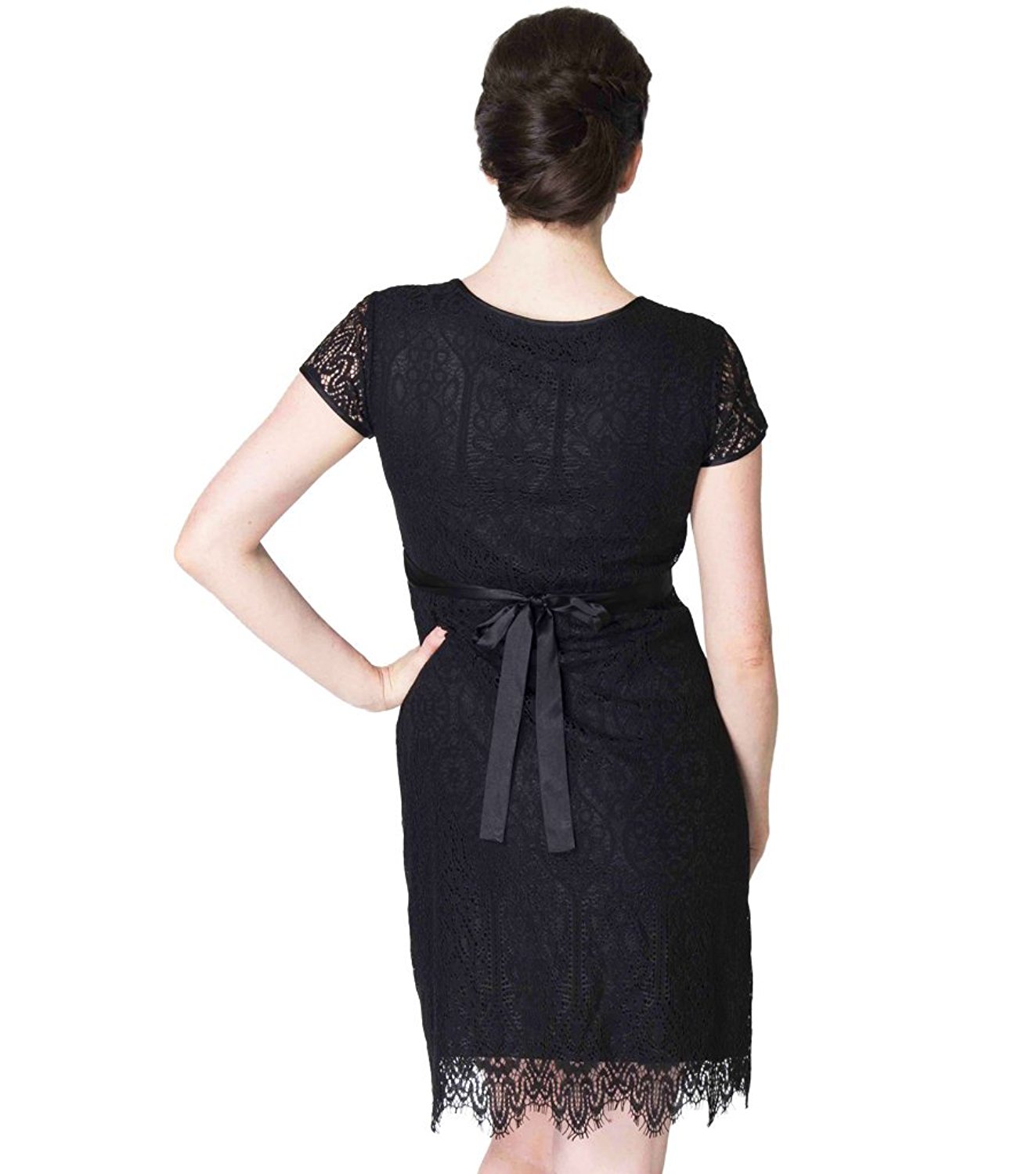 Momzelle Ella Lace Nursing Dress X-Small (2-4) Momzelle Ella Lace Nursing Dress X-Small (2-4)