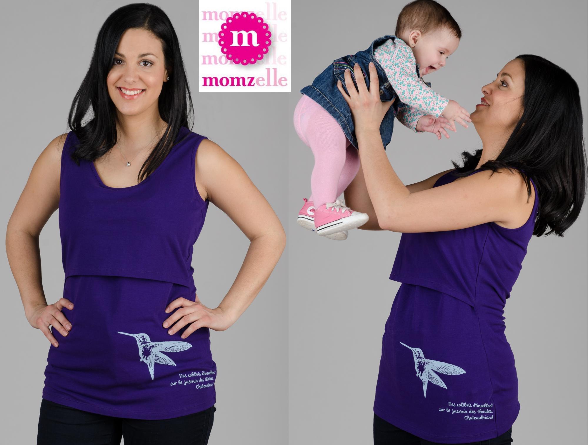 Momzelle Hummingbird Nursing Tank