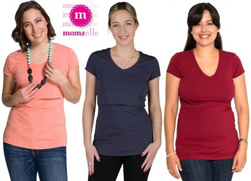 Momzelle Christine V-Neck Nursing Top