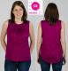 Momzelle Ashley Nursing Tank--Orchid Purple - X-Large Only