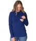 Momzelle Hoodie Longsleeve Nursing Tee 3