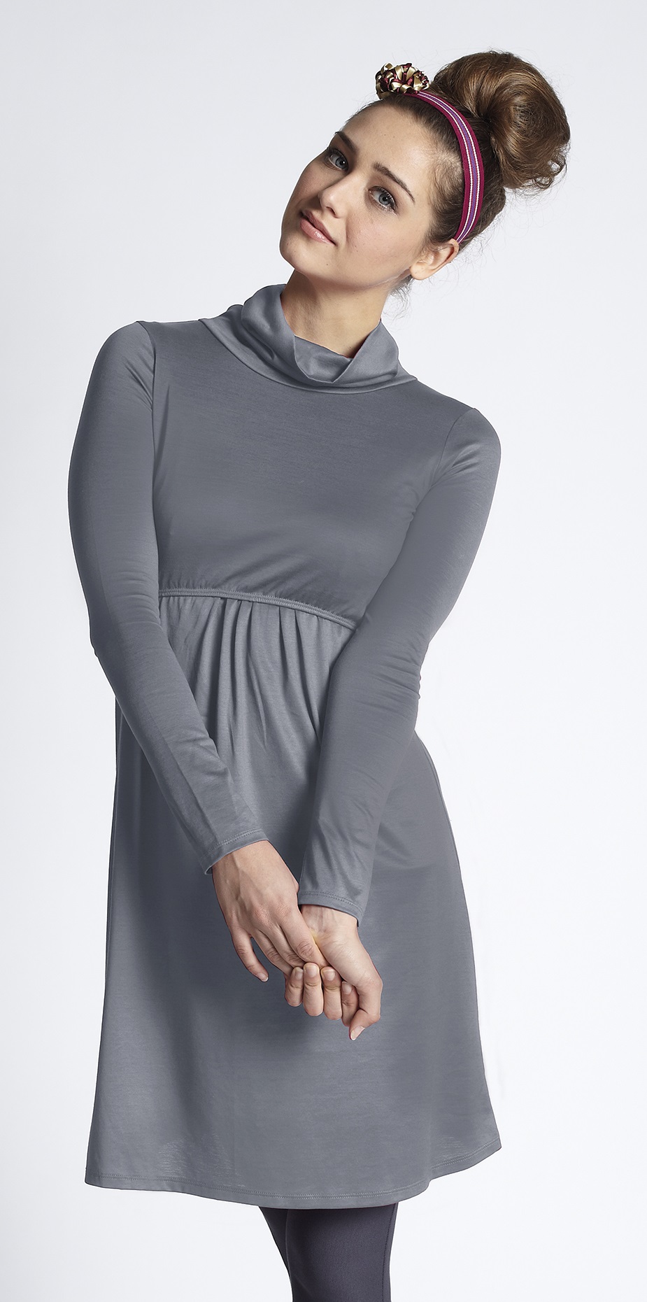 princess polly baby blue dress Mothers En Vogue Must Have Nursing Turtleneck Dress