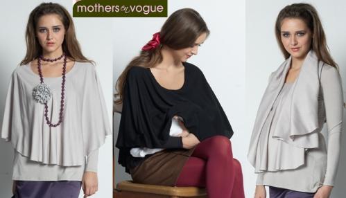 Mothers En Vogue Cape Nursing Top--XL Only