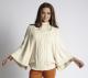 Mothers En Vogue Cable Knit Poncho Sweater & Nursing Tank 1