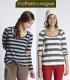 Mothers En Vogue Painter Stripe Nursing Tee