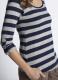 Mothers En Vogue Painter Stripe Nursing Tee 3