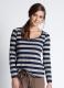 Mothers En Vogue Painter Stripe Nursing Tee 1