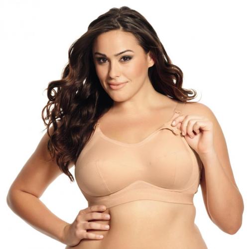 Buy Motherhood Maternity Women's Wrap Front Nursing Sleep Bra, Nude, Medium  at