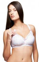 La Leche League Pink Microfiber Felicia Nursing Bra