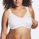 Goddess Cotton Nursing Bra--White--42C Only 2