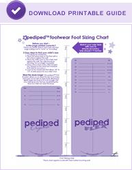 Pediped Foot Sizing Chart