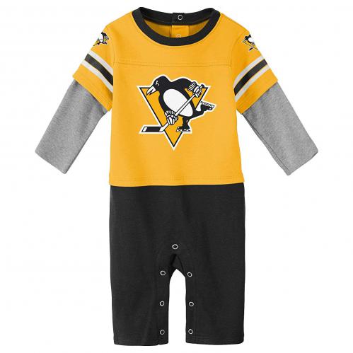 Penguins Goalie Romper (12, 18, 24 Months)