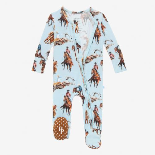Posh Peanut Brody Footie Zippered Baby One Piece