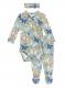 Posh Peanut Lucy Butterfly Ruffled Kimono, Pant & Headband Set 