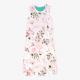 Posh Peanut Vintage Pink Rose Sleeveless Ruffled Sleep Bag 1.0 Tog 