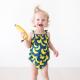 Posh Peanut Bananas Spaghetti Strap Bubble Romper