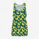 Posh Peanut Bananas Women's Tank & Ruffled Shorts Set 1