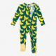 Posh Peanut Bananas Footie Zippered Baby One Piece