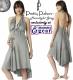 Pretty Pushers Ruffle Cotton Labor Gown - Moonlight Gray 9