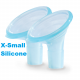 Pumpin' Pal Soft Silicone Flanges - 1 Pair X-Small (15-19mm)
