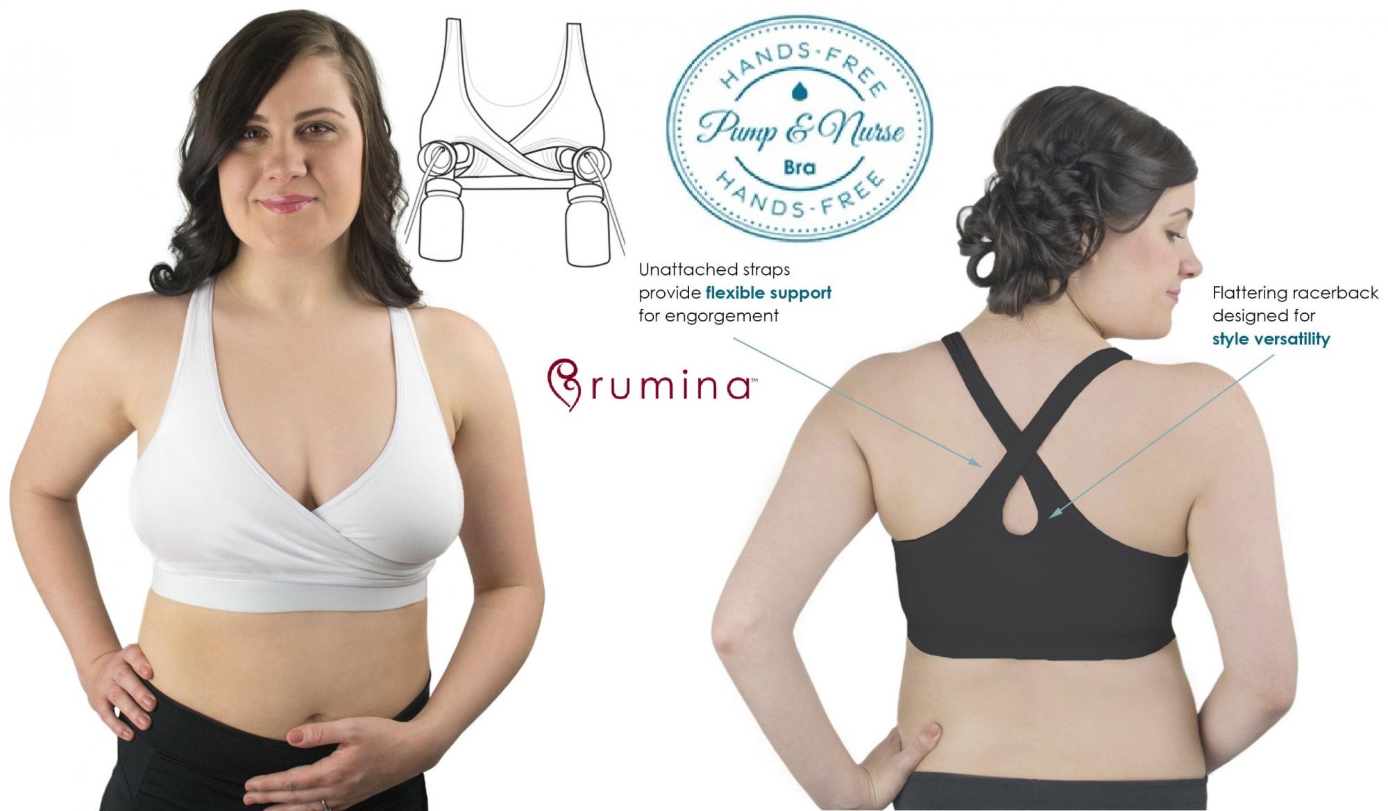 Rumina Racerback Relaxed Hands-Free Pumping & Nursing Bra