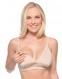 Melinda G Smoothly Divine Tee-Shirt Nursing Bra w/ Removable Pads 1