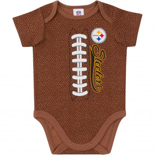 Steelers Baby Football Bodysuit