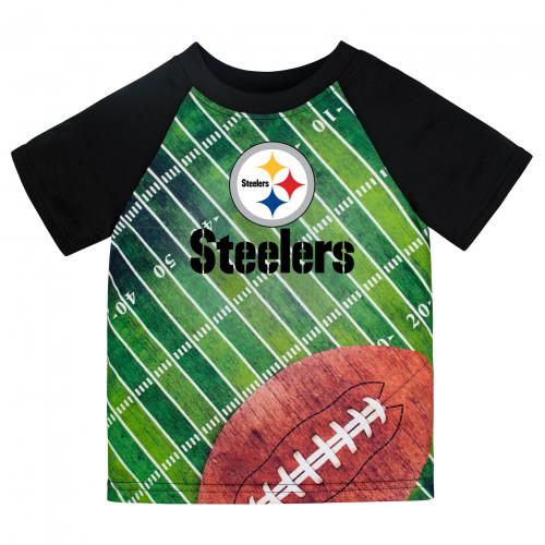 Steelers Silky Football T-Shirt (12M, 18M)