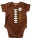 Steelers Baby Football Bodysuit 1