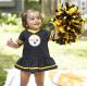 Steelers Player Jersey Baby Dress & Diaper Cover Set 1