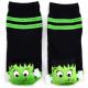 Boogie Toes Rattle Baby Socks - Frankenstein Halloween Socks 1