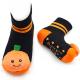 Boogie Toes Rattle Baby Socks - Pumpkin Halloween Socks
